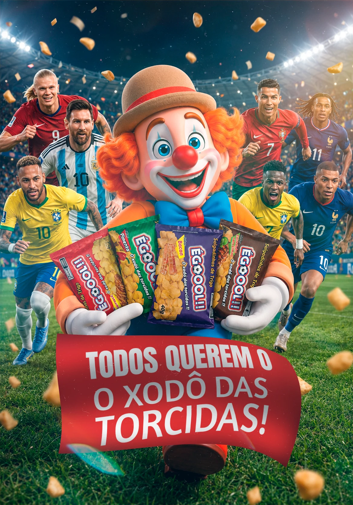 Todos querem o xodó das torcidas